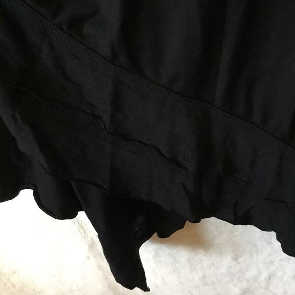 Max Studio Black Open-Front Cardigan - Picture 5 of 13